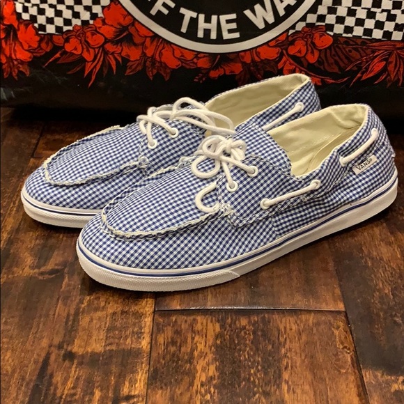 ❗️SOLD❗️Vans Topsiders Unisex Like New Women 7. - Picture 2 of 8